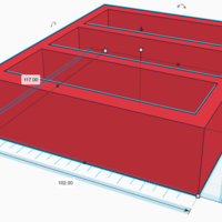 Mini Bookshelf CAD horizontal