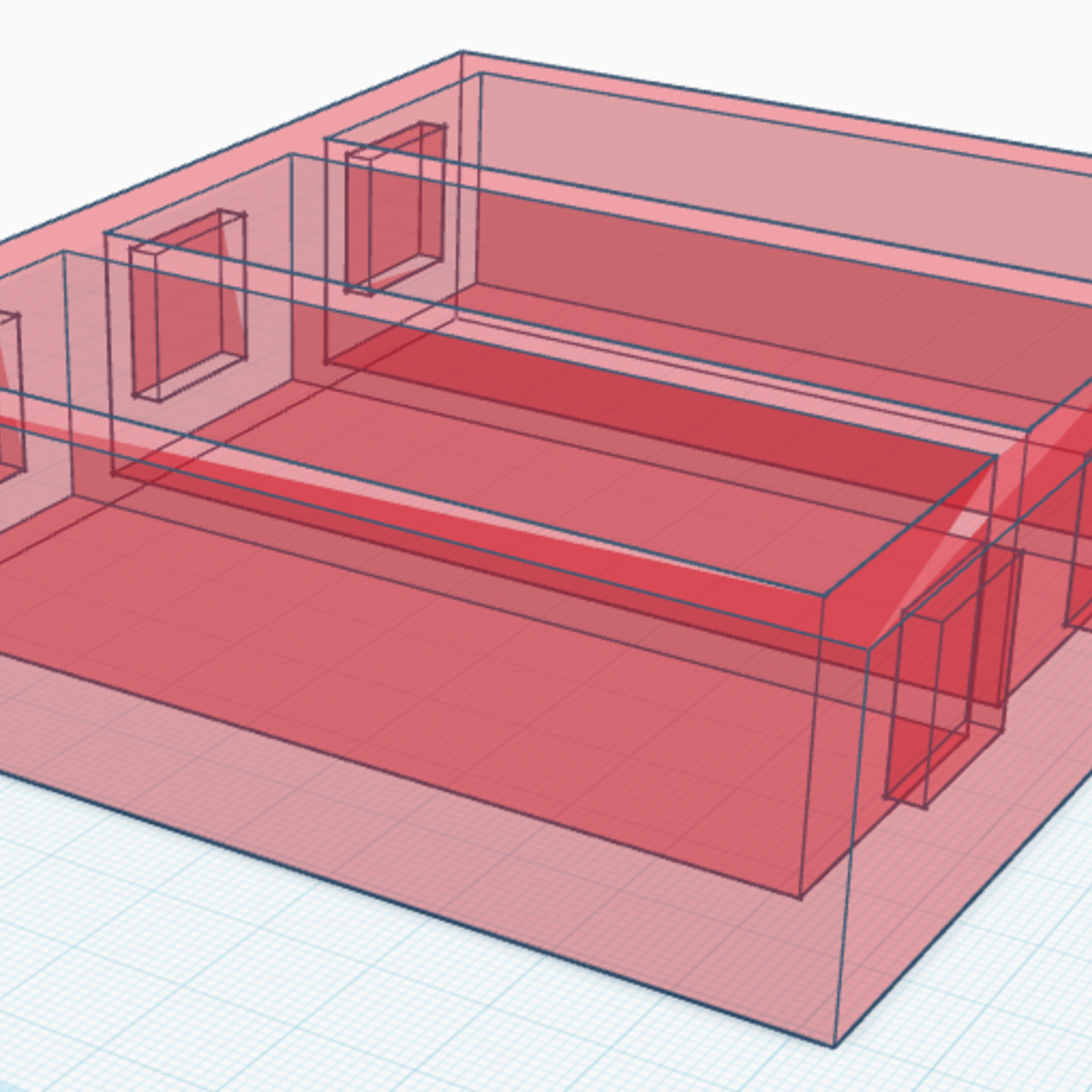 Mini Bookshelf Magnetic CAD XRay