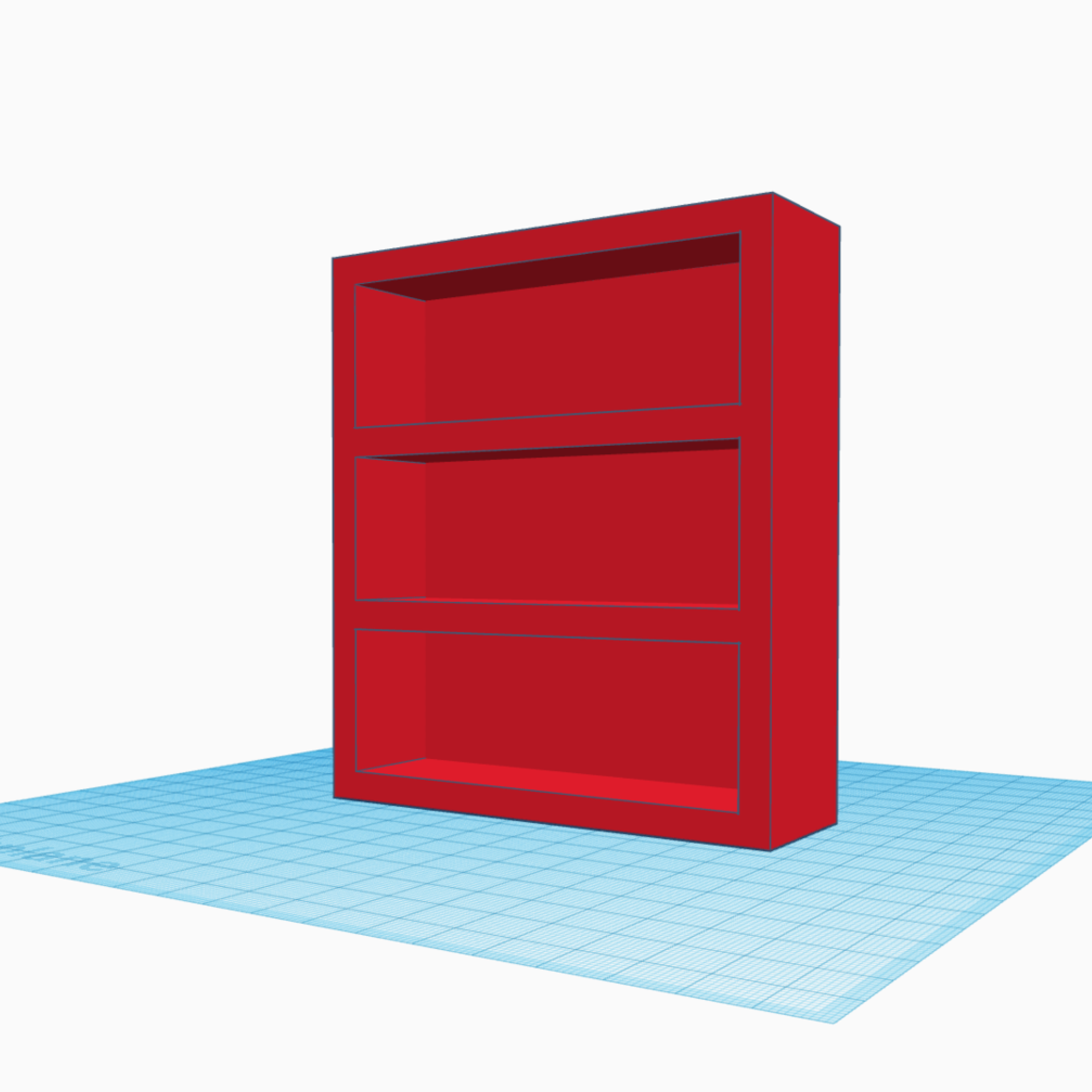 Mini Bookshelf CAD vertical